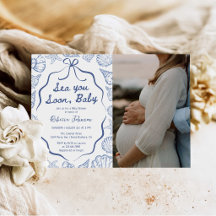 Sea You Soon, Baby Snigelskal Baby Shower Foto