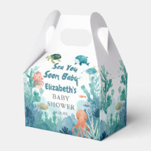 Sea You Soon Baby Söt Under havet Baby Shower