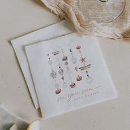 Sea You Soon Boho Beach Baby Shower Pappersservett