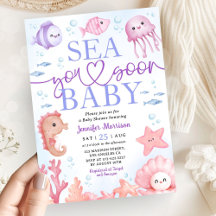 Sea You Soon Havsdjur Flickor Barnkalas