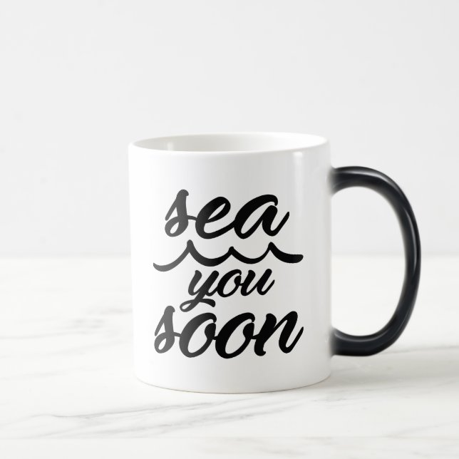 Sea You Soon Magisk Mugg (Höger)