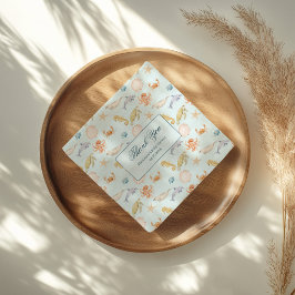 Sea You Soon Rococo Baby Shower Pappersservett