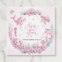 Sea You Soon Rosa Under the Sea Baby Shower Person