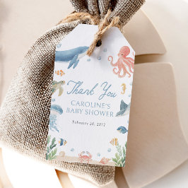 Sea You Soon Under the Sea Baby Shower Presentetikett