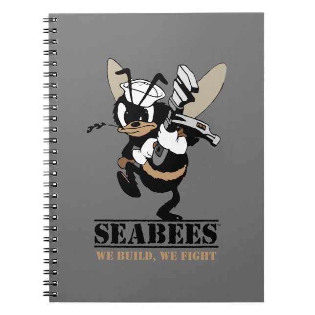 Seabees som vi bygger oss, slåss anteckningsbok (Framsidan)