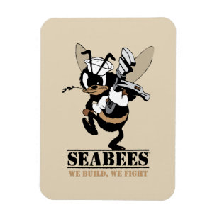 Seabees som vi bygger oss, slåss fotomagneten magnet