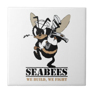 Seabees som vi bygger oss, slåss keramiskt kakelplatta