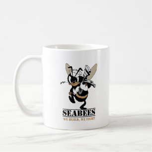 Seabees som vi bygger oss, slåss muggen kaffemugg