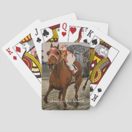 Seabiscuit Defeats Krig amiral i Classic Tävling Casinokort