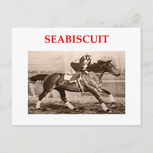 seabiscuit vykort (Framsida)
