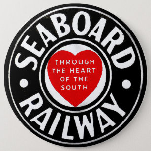 Seaboardluft fodrar den järnväg hjärtalogotypen knapp