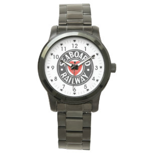 Seaboterade Luft Line Railway Heart Logotyp Armbandsur