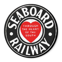 Seaboterade Luft Line Railway Heart Logotyp