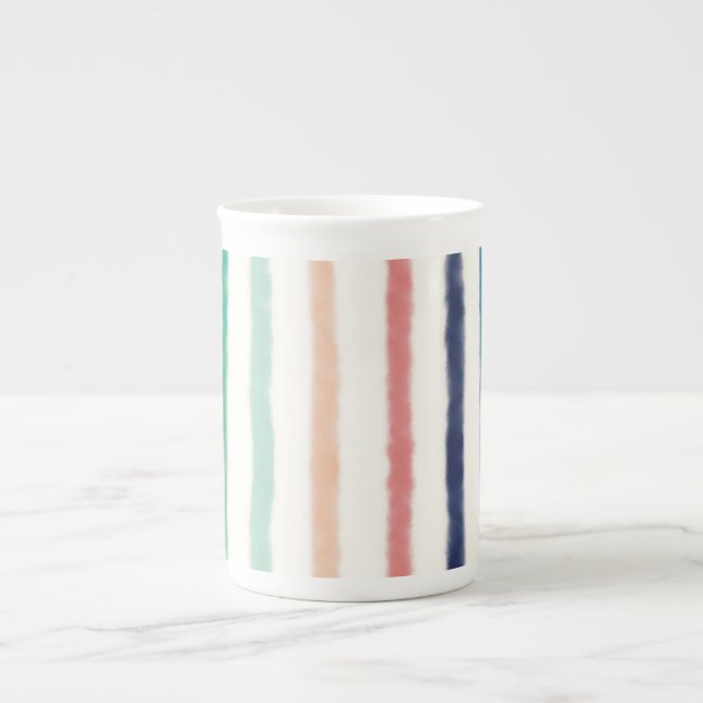 Seabreeze Stripes Benporslin Mugg (Framsidan)
