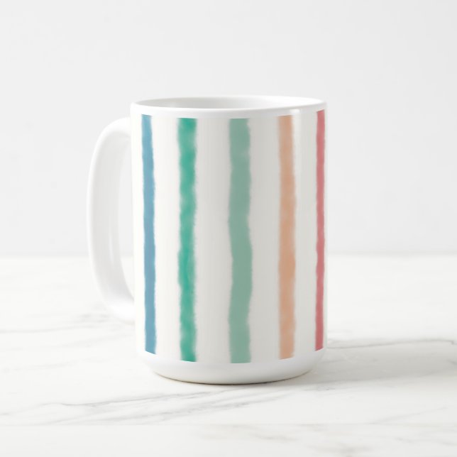 Seabreeze Stripes Kaffemugg (Framsida vänster)