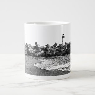 Seabright Beach, Santa Cruz 20 oz Jumbo Mugg