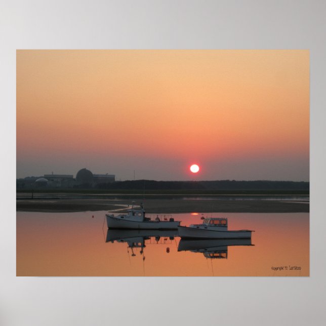 Seabrook Sunset Poster (Framsidan)