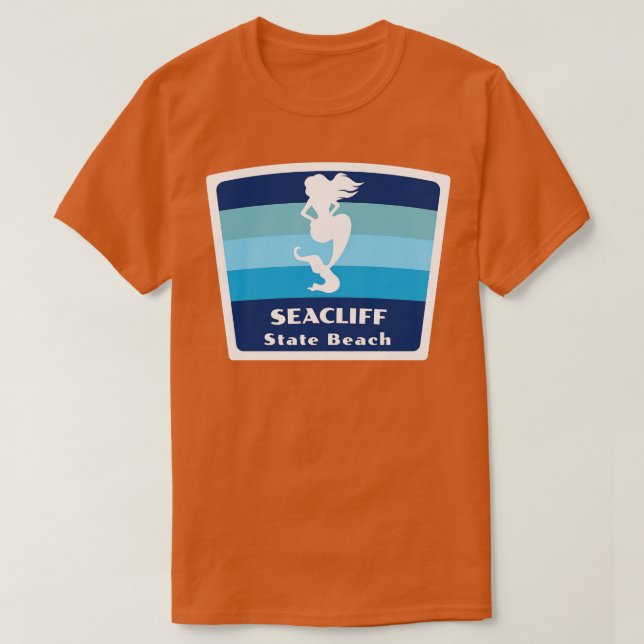 Seacliff State Beach California CA Beach Swimming T Shirt (Design framsida)