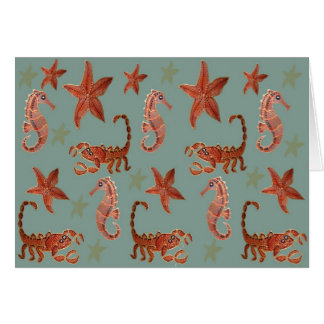 Seacreatures Hälsningskort