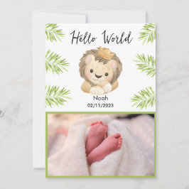Seafaridjur av hej baby lejona kung meddelande