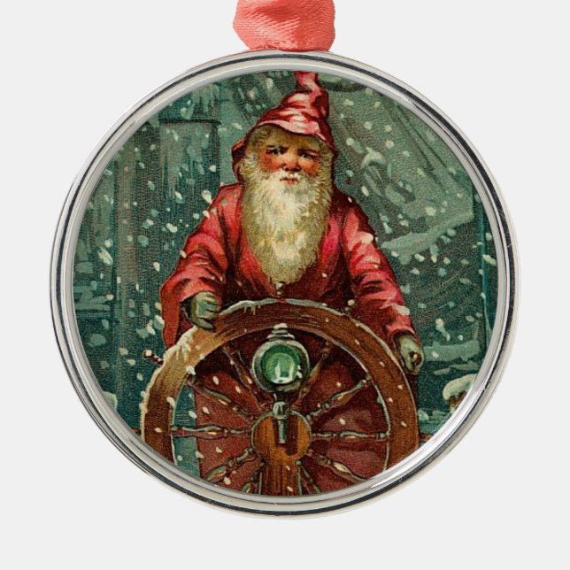 SeafaringSanta prydnad Julgransprydnad Metall (Framsidan)