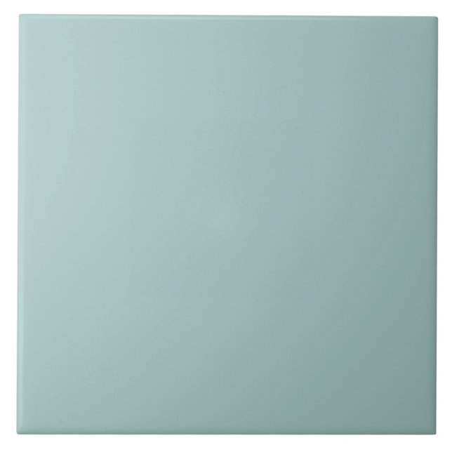 Seafoam Blue Mode Färg Trend 2014 Anpassningsbar Kakelplatta (Framsidan)