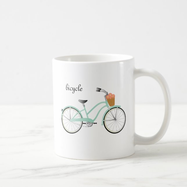 Seafoam Grönt Bicycle Kaffemugg (Höger)