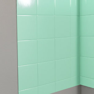 Seafoam Grönt (Retro Kitchen and Bathroom) Square Kakelplatta
