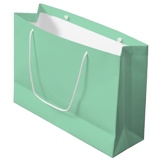 Seafoam Grönt Solid Färg (Framsidan Vinklad)