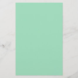 Seafoam Grönt Solid Färg Brevpapper