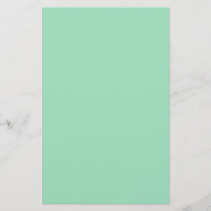 Seafoam Grönt Solid Färg Brevpapper