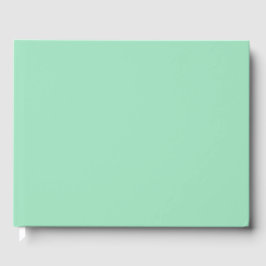 Seafoam Grönt Solid Färg Gästböcker