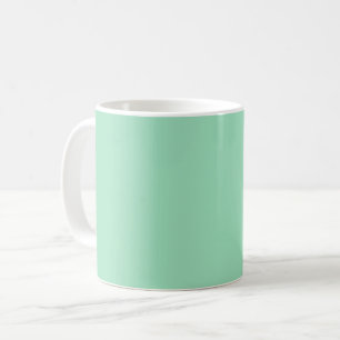 Seafoam Grönt Solid Färg Kaffemugg