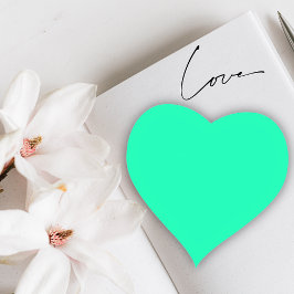 Seafoam Grönt Solid Färg | Klassisk | ELEGANT Fyrkantigt Klistermärke