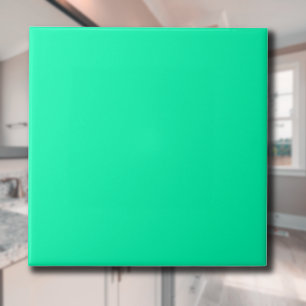 Seafoam Grönt Solid Färg Klassisk ELEGANT Kakelplatta