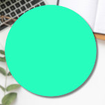 Seafoam Grönt Solid Färg | Klassisk | ELEGANT Runt Klistermärke<br><div class="desc">Seafoam Grönt Solid Färg | Klassisk | ELEGANT | TRENDIG | SNYGGT | Gått</div>
