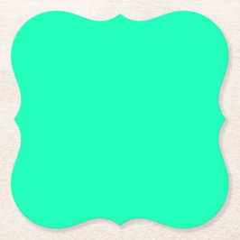 Seafoam Grönt Solid Färg | Klassisk | ELEGANT Underlägg Papper