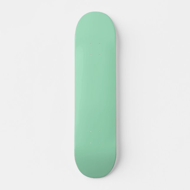 Seafoam Grönt Solid Färg Mini Skateboard Bräda 18,5 Cm (Framsida)