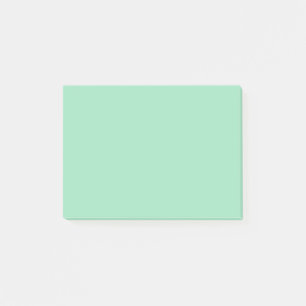 Seafoam Grönt Solid Färg Post-it Block