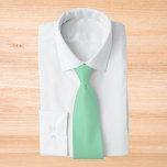 Seafoam Grönt Solid Färg Slips<br><div class="desc">Seafoam Grönt Solid Färg</div>