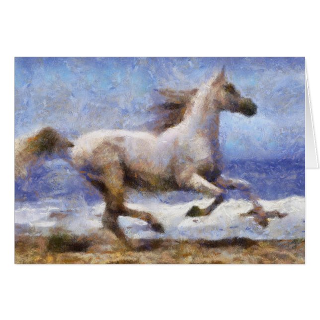 Seafoam Hälsningskort (Framsidan Horizontal)