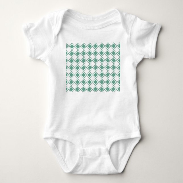 Seafoam Harlequin T Shirt (Framsida)