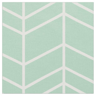 Seafoam Herringbone Chevron Tyg