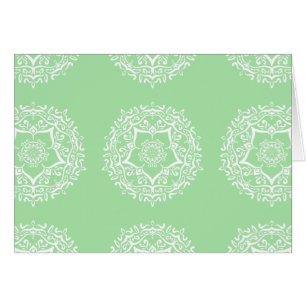Seafoam Mandala Hälsningskort