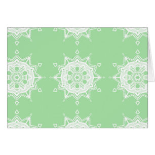 Seafoam Mandala Hälsningskort