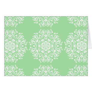 Seafoam Mandala Hälsningskort