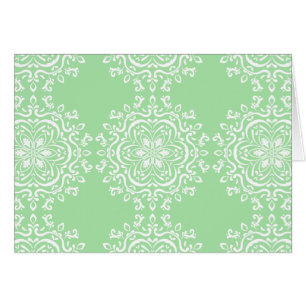 Seafoam Mandala Hälsningskort