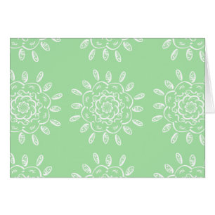 Seafoam Mandala Hälsningskort