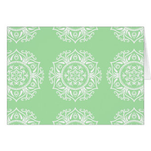 Seafoam Mandala Hälsningskort