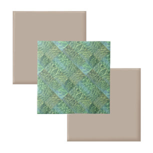 Seafoam och Ocean Grönt Decorative Ceramic Tile Kakelplatta